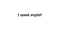 English
